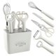 thumbnail image 1 of Juego de utensilios de cocina multifuncional JM 6 piezas con estante de almacenamiento, 1 of 5