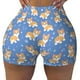 thumbnail image 2 of Fotbe Corgi Shorts Sin Costuras – Shorts Deportivos de Cintura Alta para Mujer, Elásticos para Gimnasio, Yoga, Running o Ciclismo-Large, 2 of 8