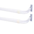 thumbnail image 1 of Barra de cortina Blu-Pier Tech, resistente, de 70 a 120 cm, color blanco, 1 of 8