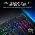 thumbnail image 4 of Teclado Gamer Razer BlackWidow V4 Inalámbrico con Switch Amarillo de Perfil Bajo, 4 of 9
