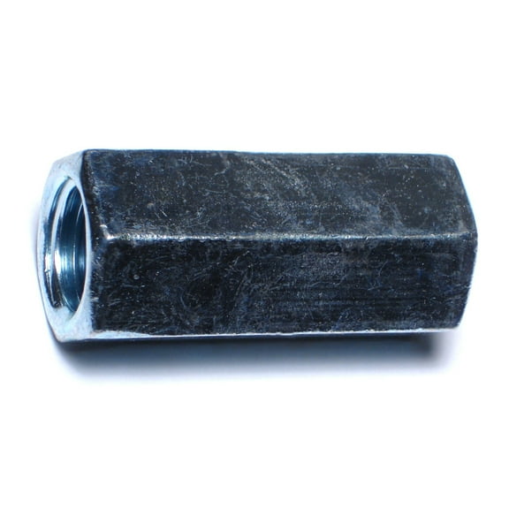 5/8"-11 x 13/16" x 2-1/8" Zinc Rod Coupling Nuts (4 pcs.)