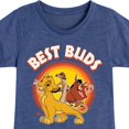 thumbnail image 3 of The Lion King - Simba, Pumbaa, & Timon Best Buds - Toddler & Youth Girls Short Sleeve Graphic T-Shirt, 3 of 5
