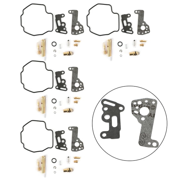 Motor Genic Carburetor Carb Rebuild Repair Kit fit for Yamaha VMX 1200 V MAX VMAX XVZ 1300