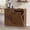 Walnut, variant on Single Tilt Out Trash Can Cabinet with Negative Ion Odor CONTROL, Hidden 10-Gallon Recycling Cabinet, Dog Proof Garbage Can for Kitchen, Laundry, Dining Room, Black