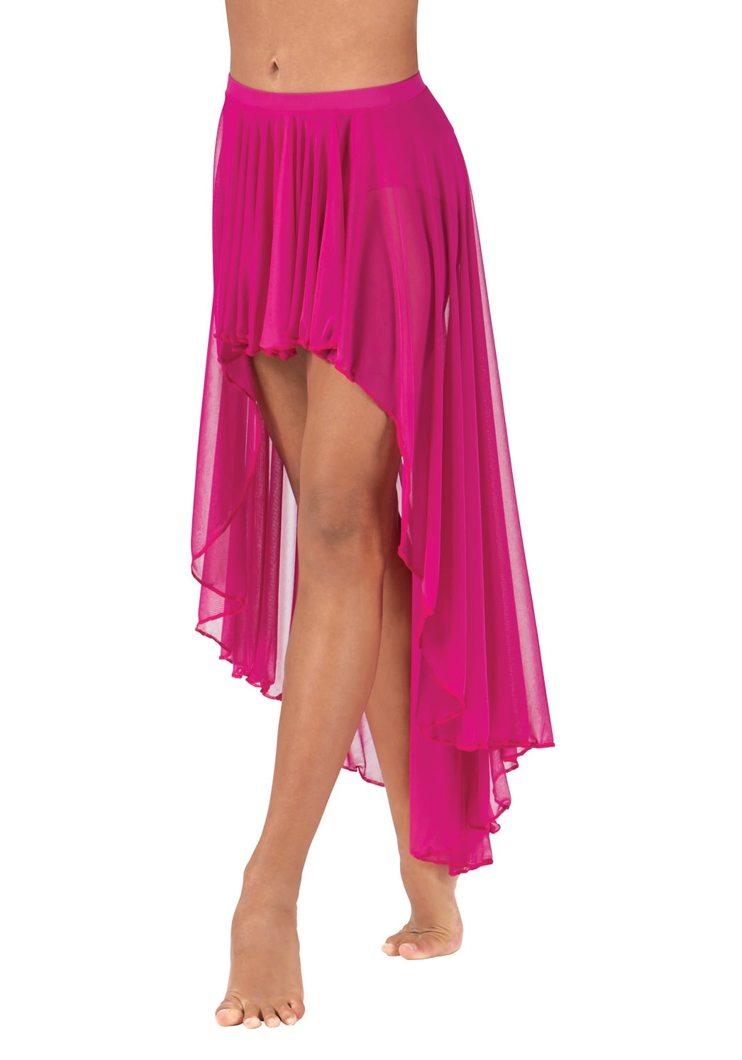 High low cheap dance skirt