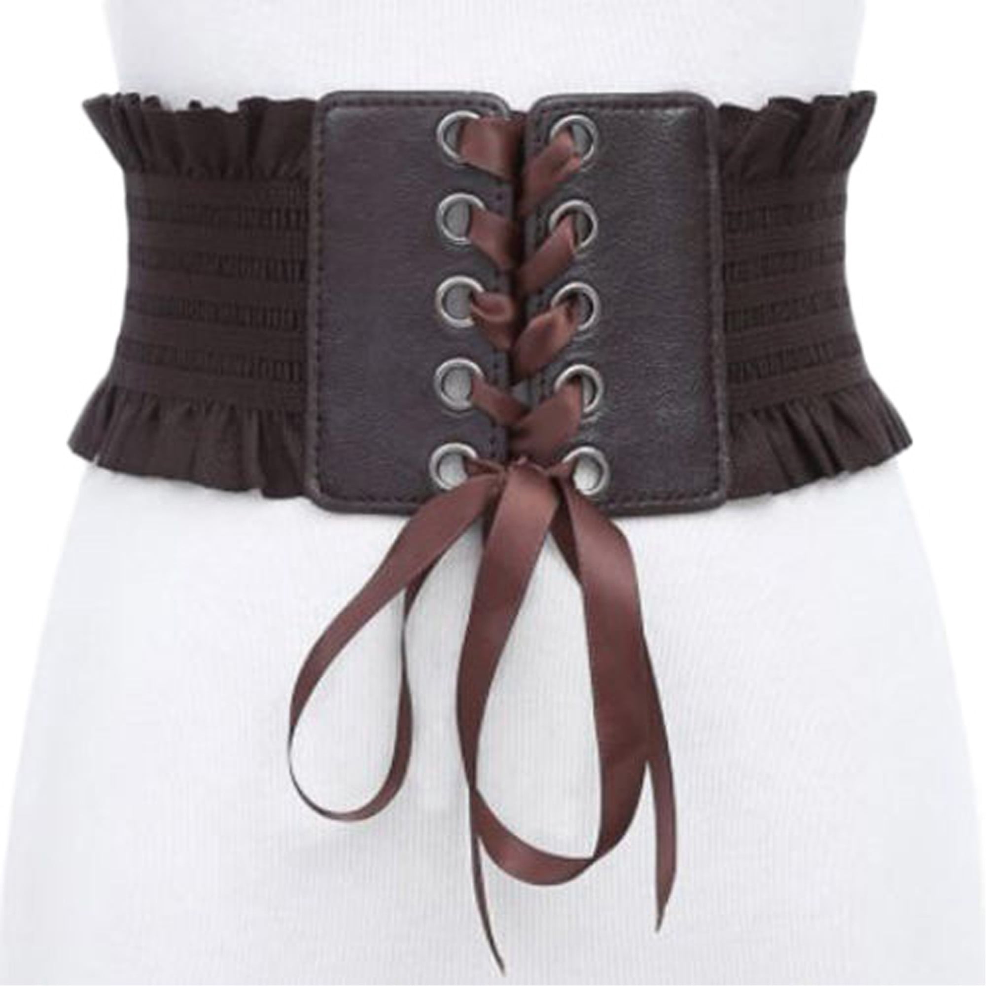 Cowskin Leather belts for woman Wide Women Belt Personalized Lady Girdle 