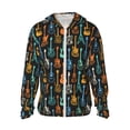 thumbnail image 2 of Lsque Colorful Guitar UPF 50+ Lightweight Sun Protection Men's Women's Long Sleeve Shirt, Hoodie Performance -3X-Large, 2 of 9