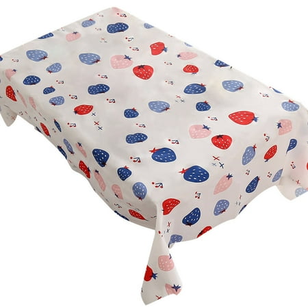 

XIUH Waterproof and Oil Proof Table Cloth For Kitchen Decorative Dining Table Cover A