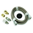 thumbnail image 1 of AutoMeter Gauge Pressure Line Kit 3229 4 AN; 4 Foot Length; Braided Stainless Steel, 1 of 4