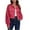 Watermelon Red, variant on Sexlip Women's Faux Suede Cropped Jacket Casual Lightweight Fall Fashion 2025 Winter Coats Outerwear Trendy Clothes Red M