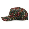 thumbnail image 2 of Botanical Flower Baseball Cap – Rustic Farmhouse Bloom Blossom Dad Hat Featuring Country Garden Aesthetic Design, Watercolor Floral Print, Adjustable Closure, 2 of 5