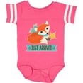 thumbnail image 3 of Inktastic Just Arrived Fox New Baby Boys or Girls Baby Bodysuit, 3 of 5