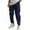 Navy, variant on Men's Cargo Sweatpants Casual Tapered Joggers Multic-Pockets Jogging Hiking Running Athletic Pants for Men Loose Fit