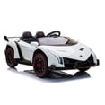 thumbnail image 1 of Lamborghini Veneno 24V (2x12V) Ride On Cars 4x4 Upgraded Leather Seats Rubber Tires with Remote Control, 1 of 2