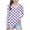 Purple-02, variant on Ugoldhm Girls Tees Polka Dot V Neck Tunic Fashion Tops Fall Long Sleeve Shirts Sizes 3-13