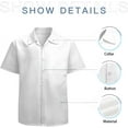 thumbnail image 5 of Mens Funny Hawaiian Shirts 3D Graphic Button Down Short Sleeve Tropical Holiday Beach Aloha Shirt, 5 of 5