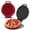 Red, variant on Courant CPM-1220TL Pizza Maker, Griddle and Oven - Teal
