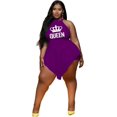 thumbnail image 1 of HOTGIRL Womens Plus Size Jumpsuits Rompers Casual Outfit Shorts Skirts for Club Party Beach, 1 of 3