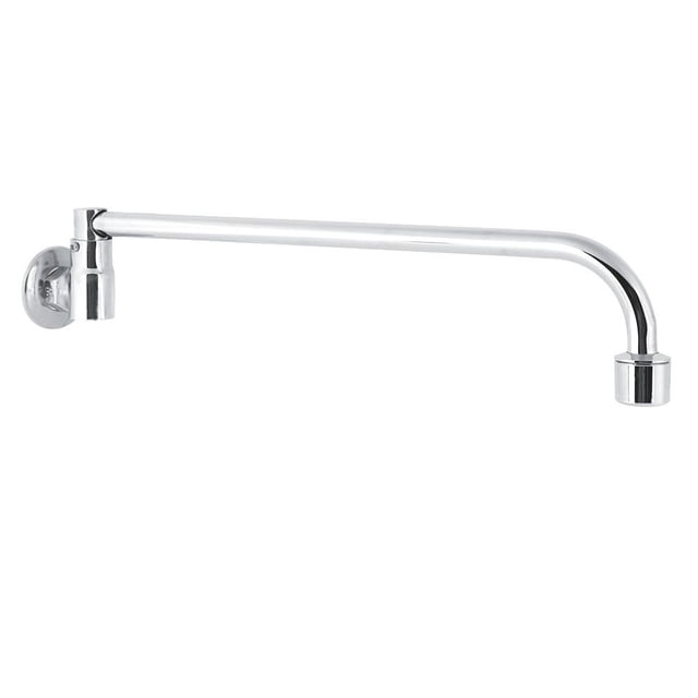 Qiilu Restaurant Kitchen Faucet,G1/2 Wall Mounted Single Hole Restaurant Kitchen Sink Water Faucet Cold Water Tap