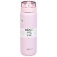 thumbnail image 2 of Ello Cooper Vacuum Insulated Stainless Steel Water Bottle with Anti-Microbial Silicone Straw, 22 oz, Cashmere Pink, 2 of 2