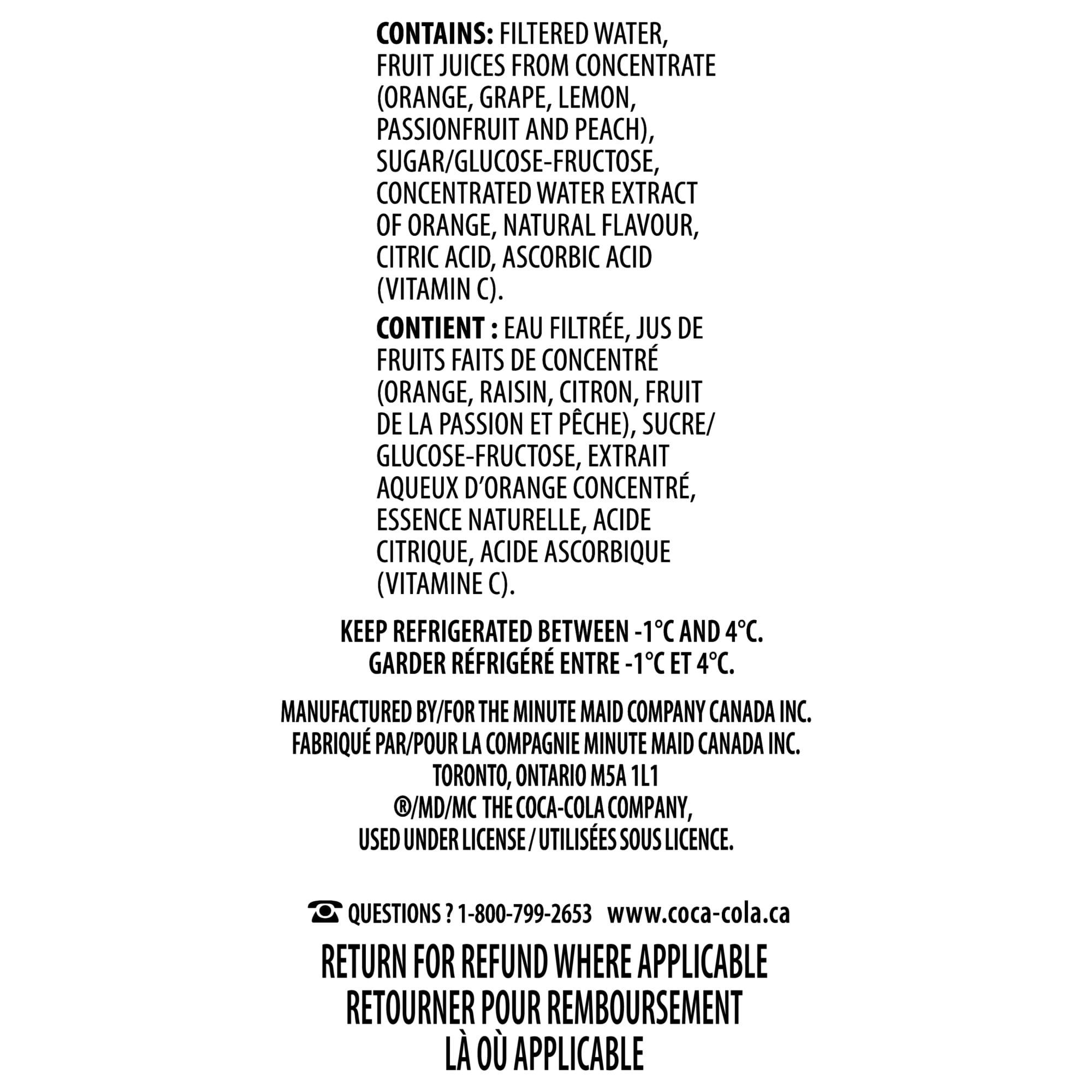 Five Alive Passionate Peach Citrus Gable top, 1.75 Liters, 1.75 x L