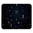thumbnail image 1 of Alfombrilla de ratón con diseño de constelación de Géminis con base de goma antideslizante, cuadrada, protector para portátil, almohadillas de escritura, alfombrilla de ratón para juegos de, 1 of 7