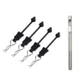 thumbnail image 4 of 4 piezas/20 piezas de fácil instalación con retenedor de goma flexible para clips de carrocería RC 4pcs, 4 of 9