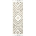 thumbnail image 2 of SAFAVIEH Aspen Caymen Geometric Wool Runner Rug, Taupe/Ivory, 2'3" x 7', 2 of 9