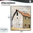 thumbnail image 4 of Stupell Industries Farmhouse Rustic Big Barn Red Gray Framed Giclee Art, 24 x 30, by Susan Jill, 4 of 8