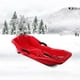 thumbnail image 4 of Trineo Clásico de Trineo de Nieve para Trineo de 2 Personas Incluye Cuerda de ón con Frenos Dobles ños Unisex Adultos Trineo de Nieve de Rojo Sunnimix trineo de nieve, 4 of 8