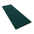 thumbnail image 6 of Ekena Millwork 15"W x 79"H True Fit PVC Horizontal Slat Modern Style Fixed Mount Shutters, Thermal Green (Per Pair - Hardware Not Included), 6 of 9