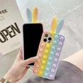 thumbnail image 4 of Simple Push Pop Bubble Fidget Sensory Cover for iPhone 7 Plus / 8 Plus, a Special Multi Shaped High Grade Soft Silicone Extrusion Toy Suitable for All Ages, Simple Gifts for All Age, 4 of 6