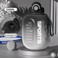 thumbnail image 5 of Large capacity water bottle, reusable and BPA-free sports water bottle (2500ml)-2500ml, 5 of 5