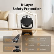 DREO Heater, Space Heater with 60° Adjustable Tilt, 1500W Electric Heaters for Inside with Thermostat, 8 Safety Protections, 12H Timer, 3 Modes, Remote, Portable Heater for Home, Office