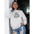 thumbnail image 2 of Celtic - Women Sweatshirt, White, Small, 2 of 4