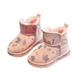 thumbnail image 7 of 2024 New Children's Snow Boots Boys Girls Warm Plus Cashmere Lined Boots Toddler Non-slip Outdoor Shoes Kids Casual Boots (Pink,30(inner 18cm)), 7 of 7