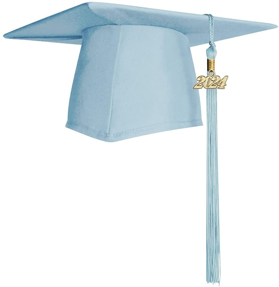Endea Graduation Matte Cap & Tassel (Royal Blue, 2024) 
