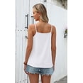 thumbnail image 6 of WIHOLL Tank Top for Women Beaded Spaghetti Strap Summer Flowy Cami Lace Sleeveless Scoop Neck Shirts, 6 of 11