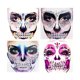 thumbnail image 1 of wonima02 Day Of The Died Skull Face Gems Jewels, 4-Pack Temporary Rhinestone Face Tattoo, Face Stickers Gems Jewels for Halloween, 1 of 1