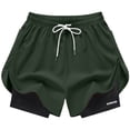 thumbnail image 6 of Womens Pants Casual Breathable Running Workout Shorts for Casual Layer Athletic Swimwear Bottoms Pant, 6 of 6