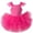 Hot Pink, variant on Coerni Toddler Ballet Leotard Ruffle Sleeve Tulle Tutu Dress Boho Ballerina Outfits Girls Birthday Holiday Dresses Wedding Clothes