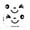 Black, variant on 2pcs Cute Cartoon Smiling Face Car Stickers For Motorcycle Wagon Truck Suv Jeep Laptop Stickers Car Rearview Mirror Stickers For Your Car Rearview