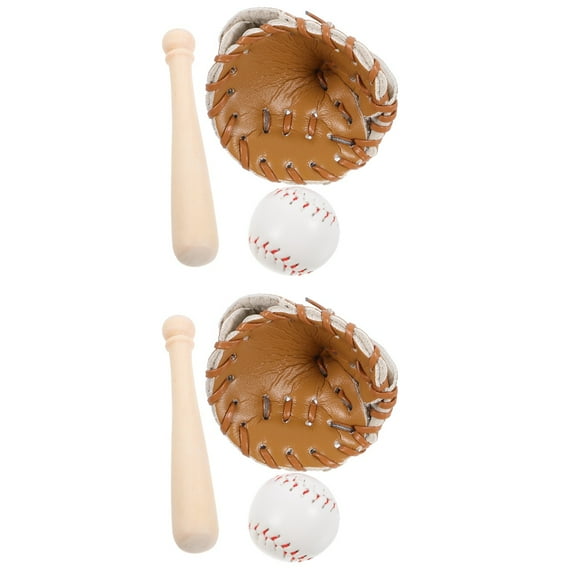 WORGEOUS  2 Sets Youth Sliding Mitt - Sensory Balls Baseball Model