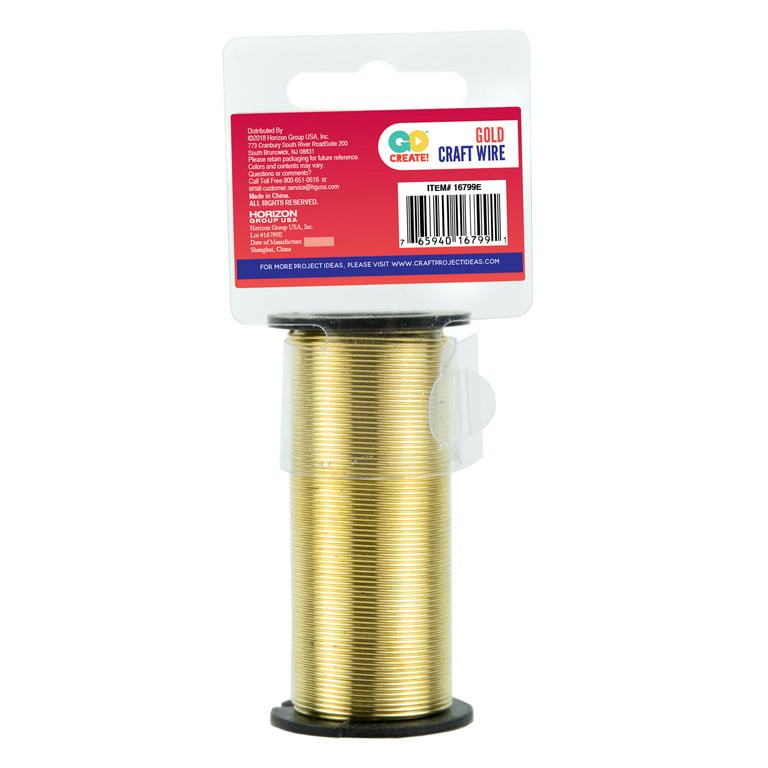 Hello Hobby 20 Guage Gold Craft Wire, 12 Yds. Total 