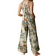 thumbnail image 5 of Sunloudy Mono de tallas grandes para mujer, mono informal sin mangas con cuello cuadrado y estampado floral de hojas con bolsillos para niñas, 3 colores Sunloudy  S/M/L/XL/XXL/XXXL/XXXXL/XXXXXL, 5 of 8