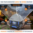 thumbnail image 3 of GenTent XL Inverter Kit - Generator Tent Running Cover - NFPA Rated Waterproof Vinyl (Plus, Grey), 3 of 6