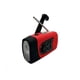 thumbnail image 1 of Red Multifunction Card Radio, Mini Flashlight Emergency Radio, Solar Hand Crank Radio, 1 of 5