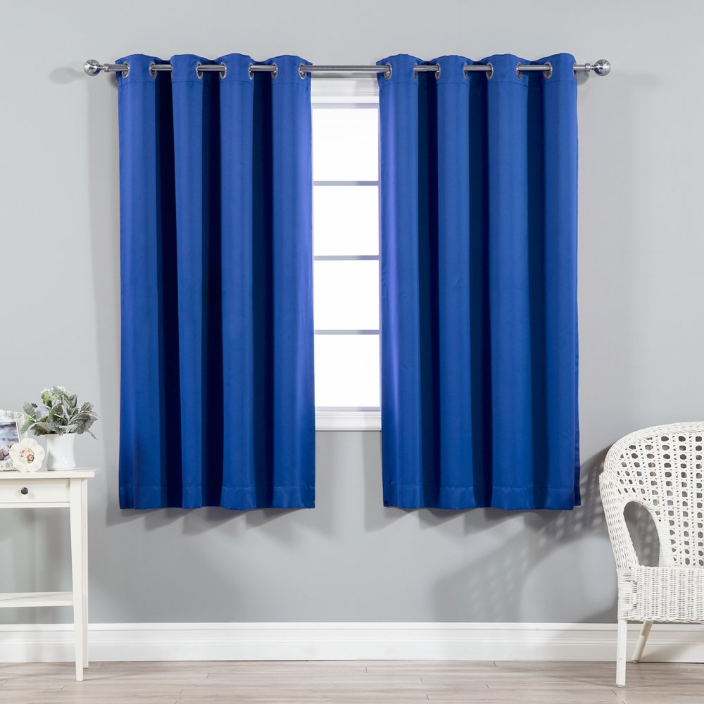 Quality Home Thermal Insulated Blackout Curtains - Stainless Steel