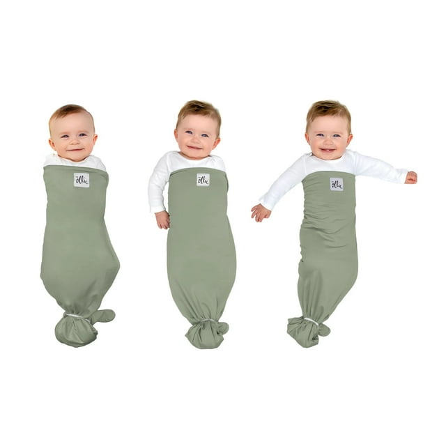 Baby Swaddle The Ollie, ajustable y ligero, absorbe la humedad