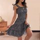 thumbnail image 4 of Vestido de verano para mujer, vestido de cóctel de lunares a la moda, elegante, informal, para vacaciones en la playa FLhrweasw Nuevo, 4 of 7